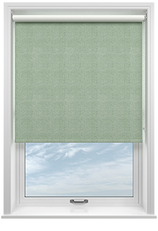 Modena (Blackout), Soft Green - Roller Blind
